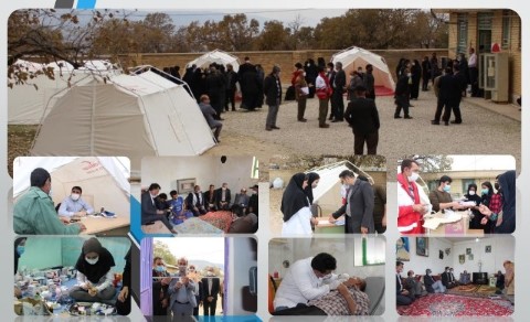 برگزاری اردوی جهادی (خدمات تخصصی پزشکی، دندانپزشکی، مامایی و توزیع رایگان داروهای مورد نیاز و اهدای بسته های بهداشتی، فرهنگی و آموزشی ) در روستاهای تابعه مرکز سواری