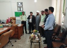 دیدار رئیس شبکه بهداشت و درمان شهرستان چرام با فرمانده انتظامی
