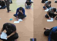 برگزاری آزمون دوره تربیت مربی پایه جمعیت هلال احمر شهرستان چرام